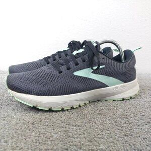 Brooks Revel 5 Womens Size 9.5 Running Shoes Gray Athletic Trainers Low Top